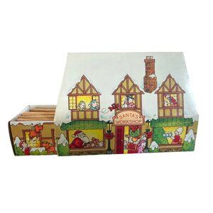 Vtg Xmas Hallmark Santa's Workshop Holiday Matches 1981 Made in Japan